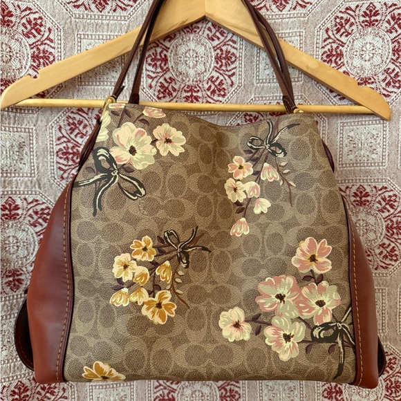 Coach Prairie Signature Edie Shoulder Bag - Picture 2 of 8